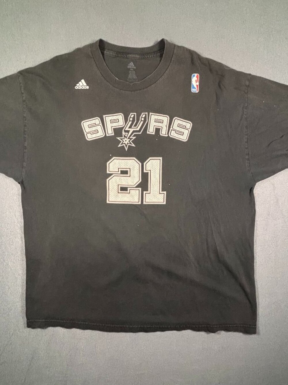 San Antonio Spurs Tim Duncan #21 Adidas tee